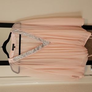 Baby Phat Soft Pink Sheer Blouse